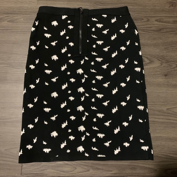 Pink Tartan black white stretchable pencil skirt S - Picture 7 of 9